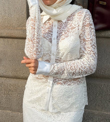 Lace Panel Shirt