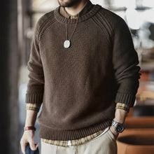 Brown Knit Pullover
