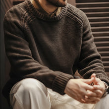 Brown Knit Pullover