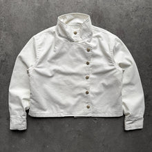 White Denim Jacket — white