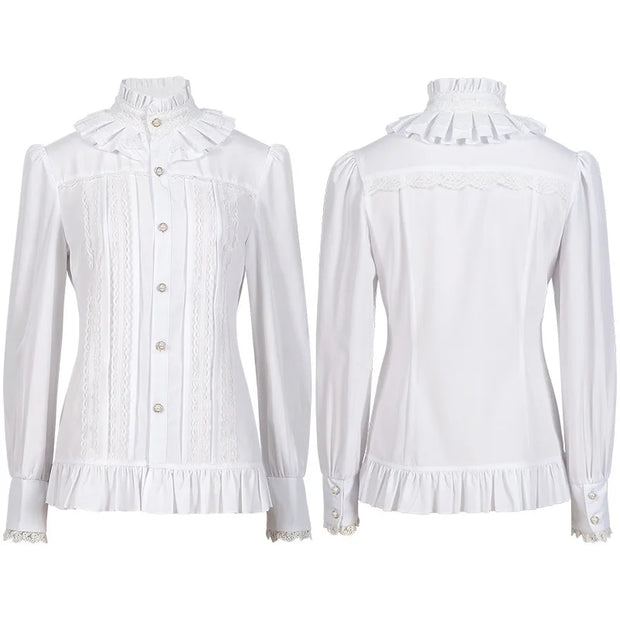 Victorian Ruffle Collar Blouse