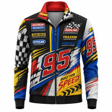 Neon Roller Skate Print Jacket — Coat-SZFT79335