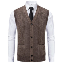 Knit Waistcoat — Khaki