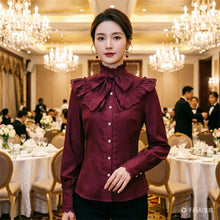 High Neck Lace Blouse
