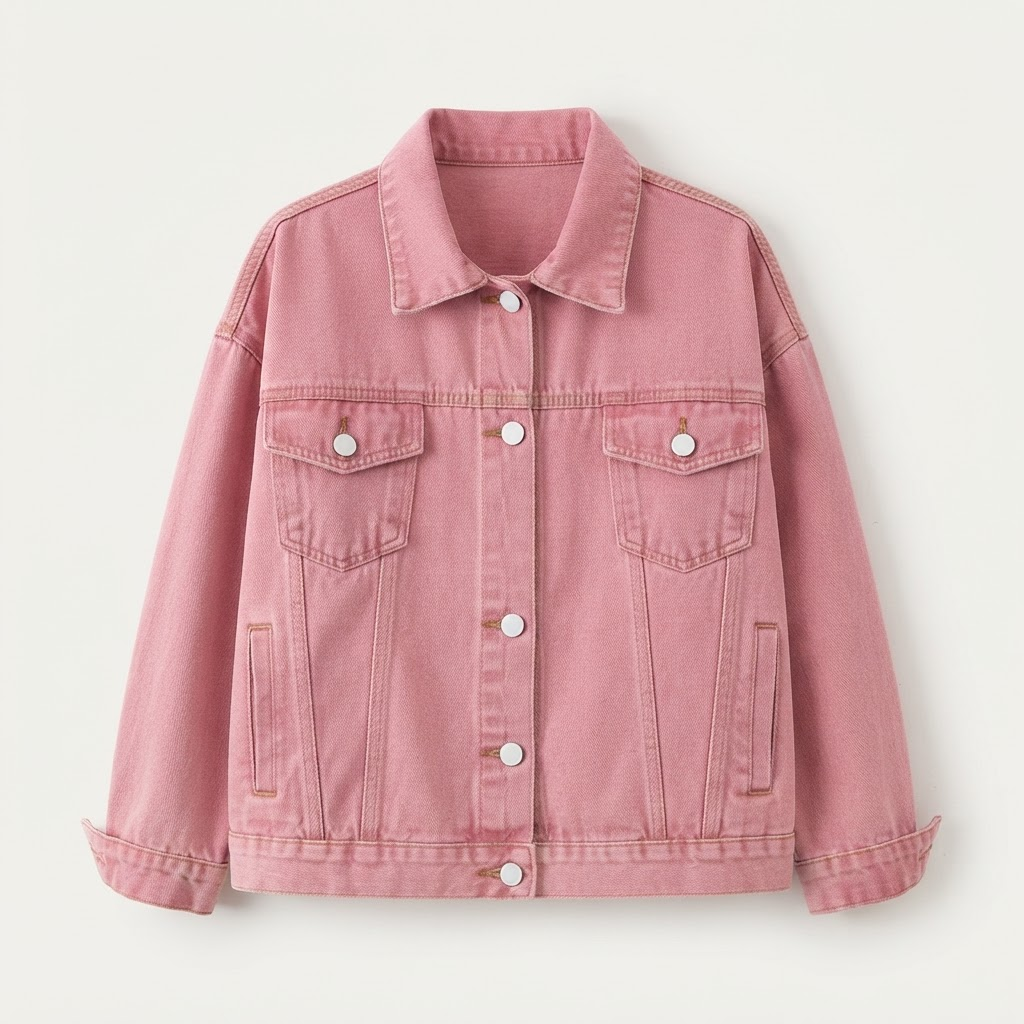 Pink Denim Jacket