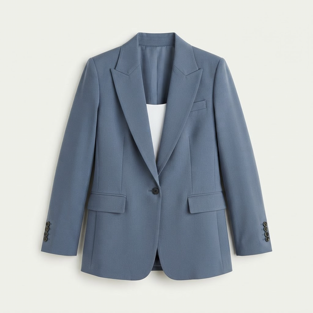 Powder Blue Power Blazer