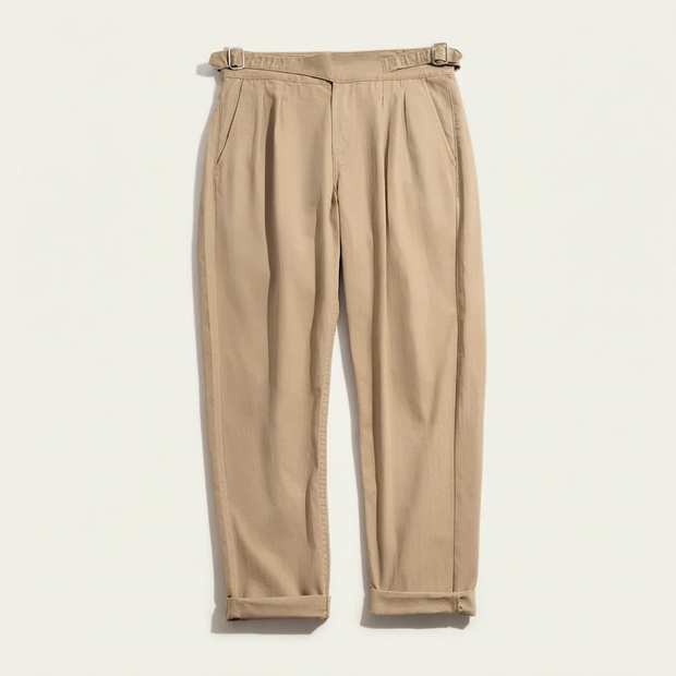 Pleated Gurkha Trousers