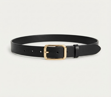 Slim Gold Buckle Belt