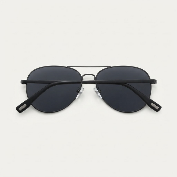 Double-Bridge Pilot Sunglasses