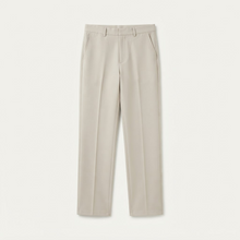 White Straight-Leg Trousers
