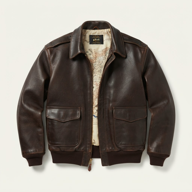 Vintage moto leather jacket from the Lunara 1986 Collection