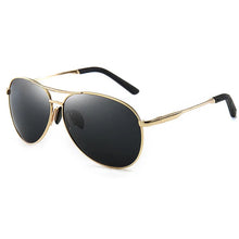 Black Aviators — C3 Gold Grey