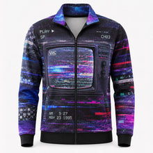 Neon Roller Skate Print Jacket — Coat-SZFT79332