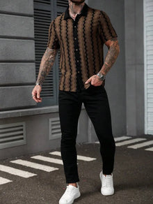 Plaid Knit Polo