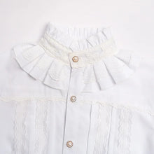 Victorian Ruffle Collar Blouse
