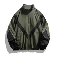 Chevron Panel Windbreaker