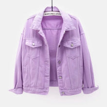 Pink Denim Jacket — PURPLE