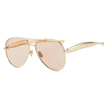 Gold Wire Aviators — Champagne