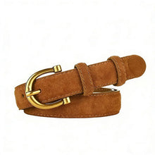 Suede Pin Buckle Belt