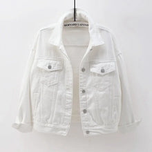 Pink Denim Jacket — WHITE