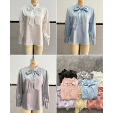 Satin Bow Blouse