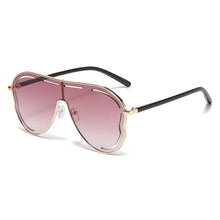 Oversized Shield Sunglasses — Colour 6