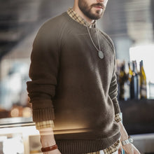 Brown Knit Pullover