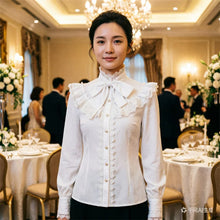 High Neck Lace Blouse