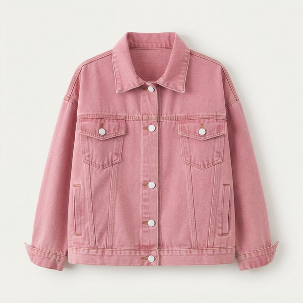 Pink Denim Jacket