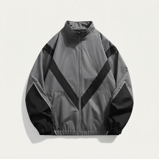 Chevron Panel Windbreaker