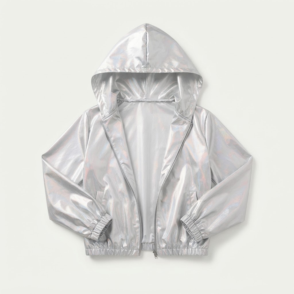Holographic Metallic Jacket