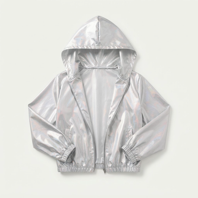 Holographic Metallic Jacket