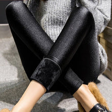 liquid-gloss-leggings — Black Fleece-Lined