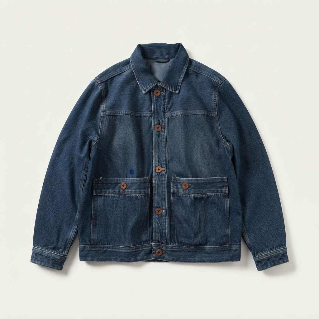Multi-Pocket Denim Jacket