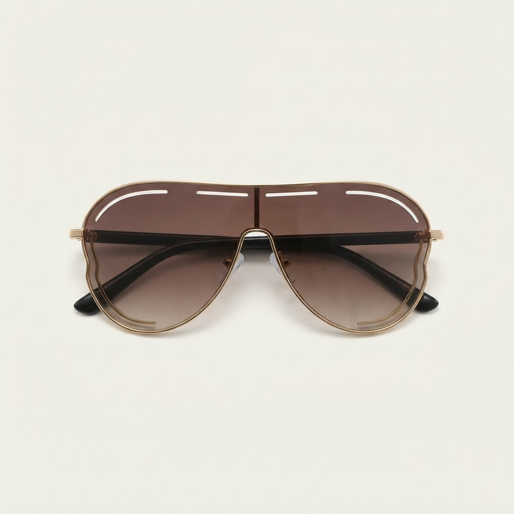 Oversized Shield Sunglasses