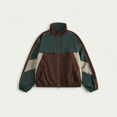Retro Colour Block Track Jacket