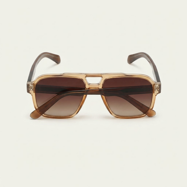Flat-Top Square Sunglasses