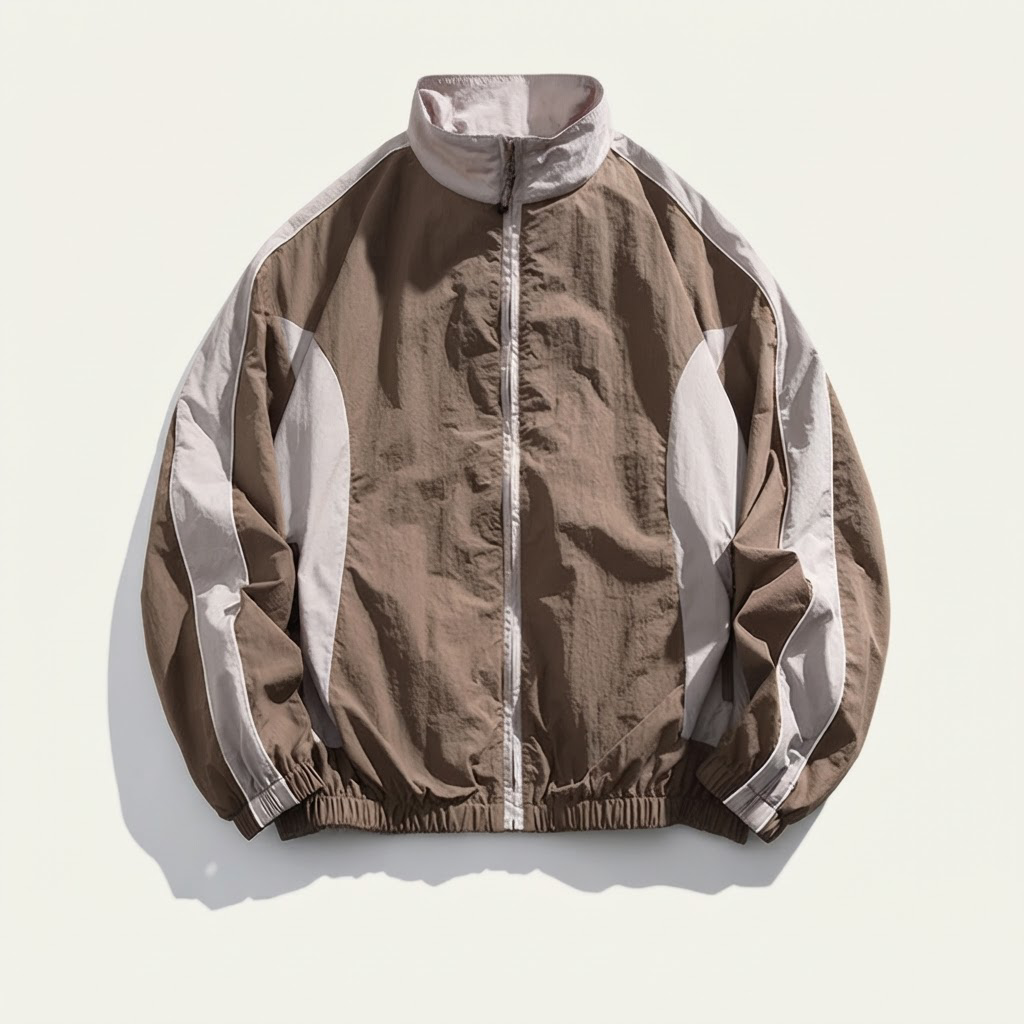 Stand Collar Varsity Jacket