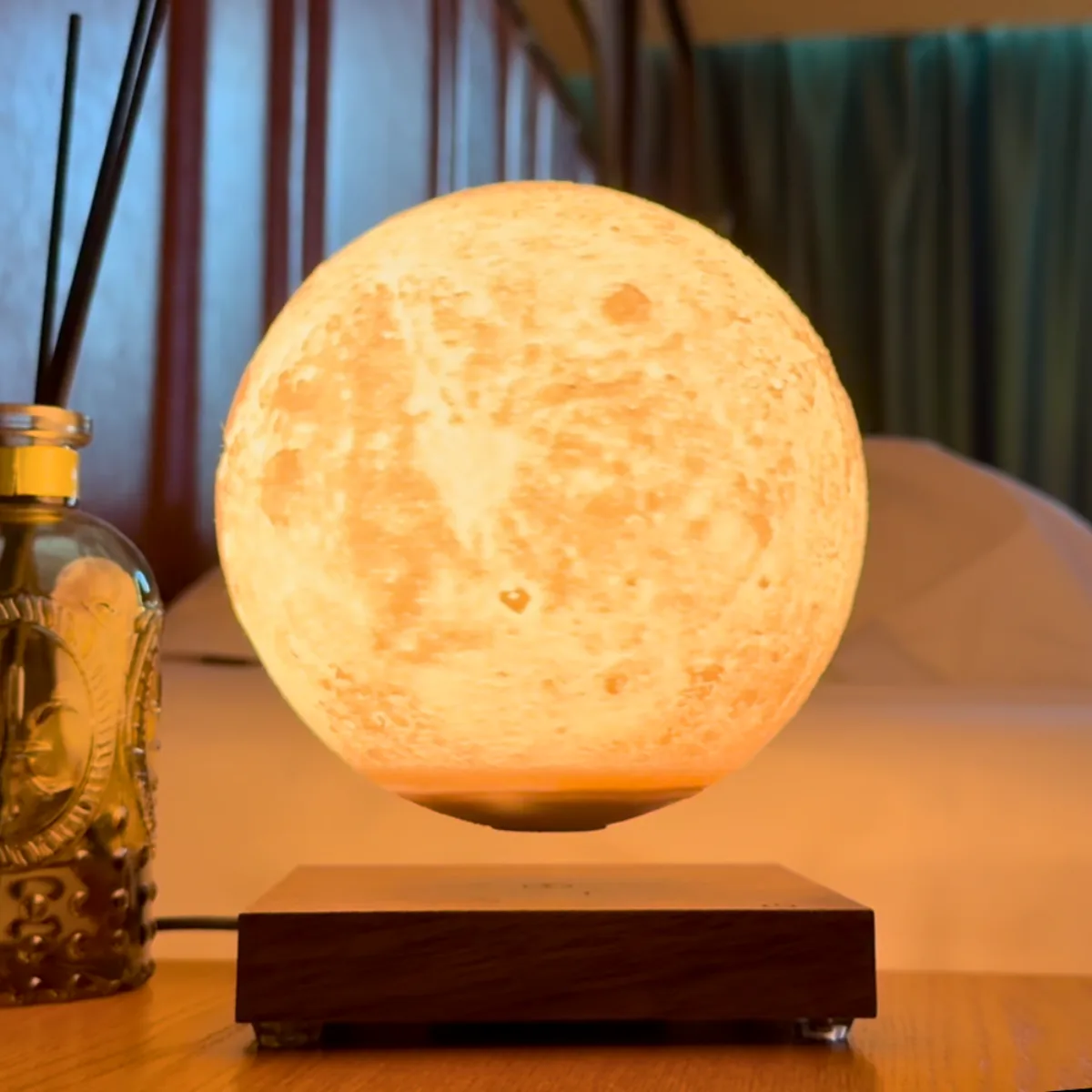 Lunara moon lamp warm ambient glow